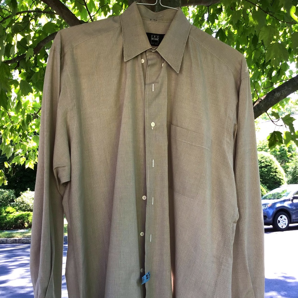 i K E BEHAR Designer Brand long sleeve Various Tan colors in XL-like new
